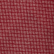 cravate en cachemire à motifs mozaïque - rouge / blanc