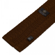 ZIG ZAG KNIT TIE – COPPER