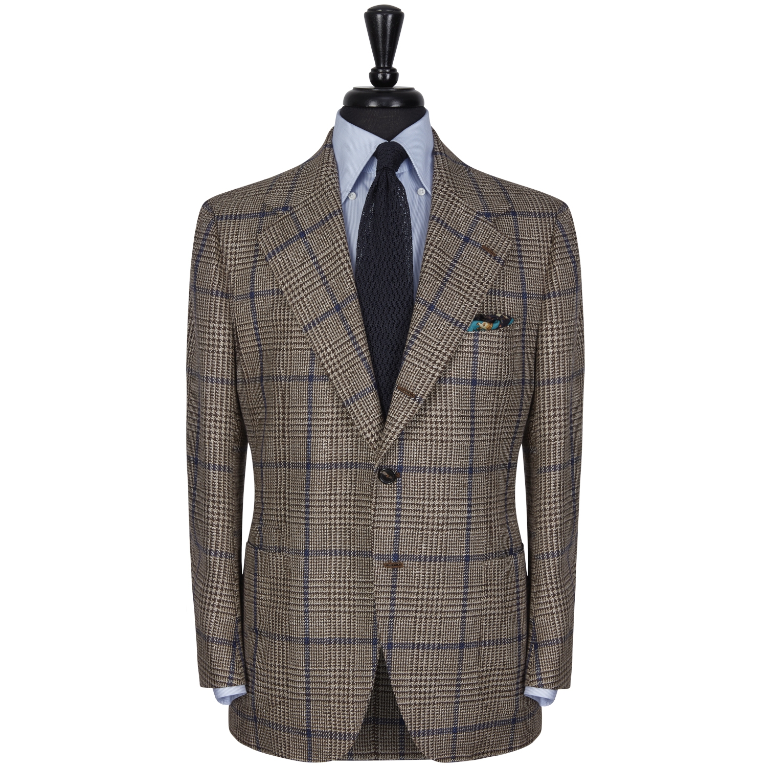 SSM17 – PATTERNED CHECK SINGLE BREASTED SPORTS JACKET – CACCIOPPOLI ...