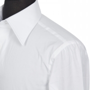 Chemise blanche à col en pointe