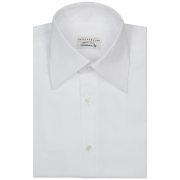 Classic White Pointed Collar Shirt