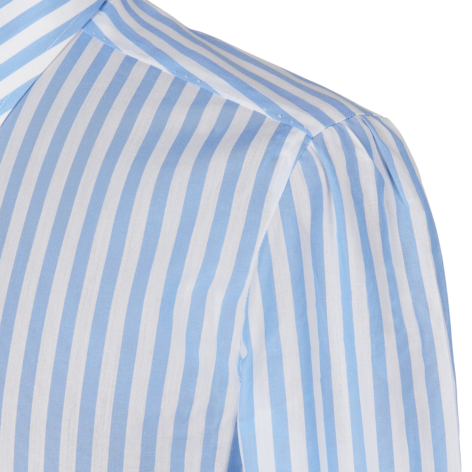 Wide stripe button down collar shirt - Suitsurmesur
