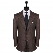 SSM17 – Single-breasted houndstooth patterned sport jacket - 100% Caccioppoli Wool - Autumn/Winter - MADE IN NAPLES