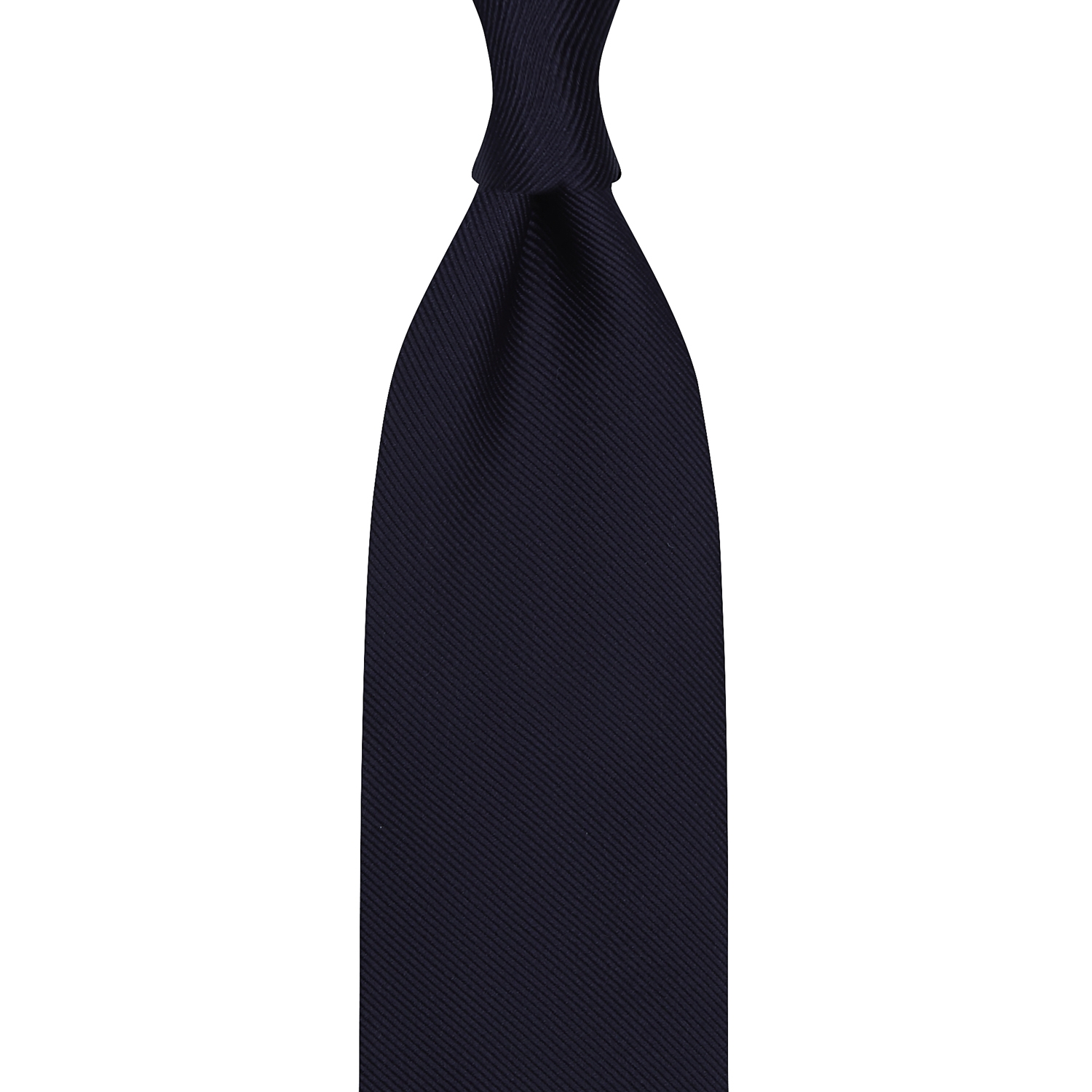 cravate en jacquard de soie - Bleu marine