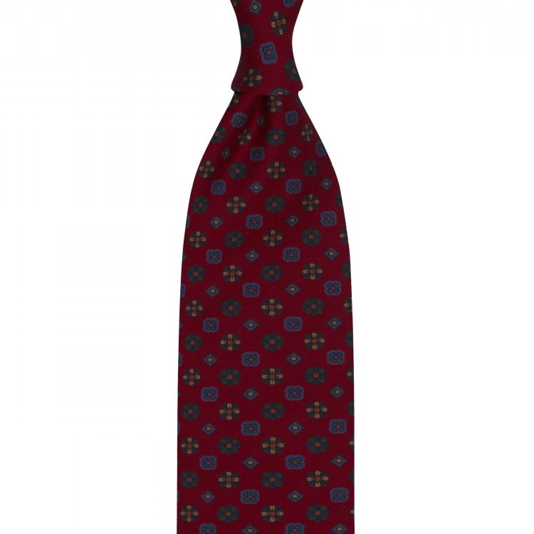 Mixed Floral Patterned Tie