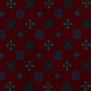 cravate à imprimés floraux en soie