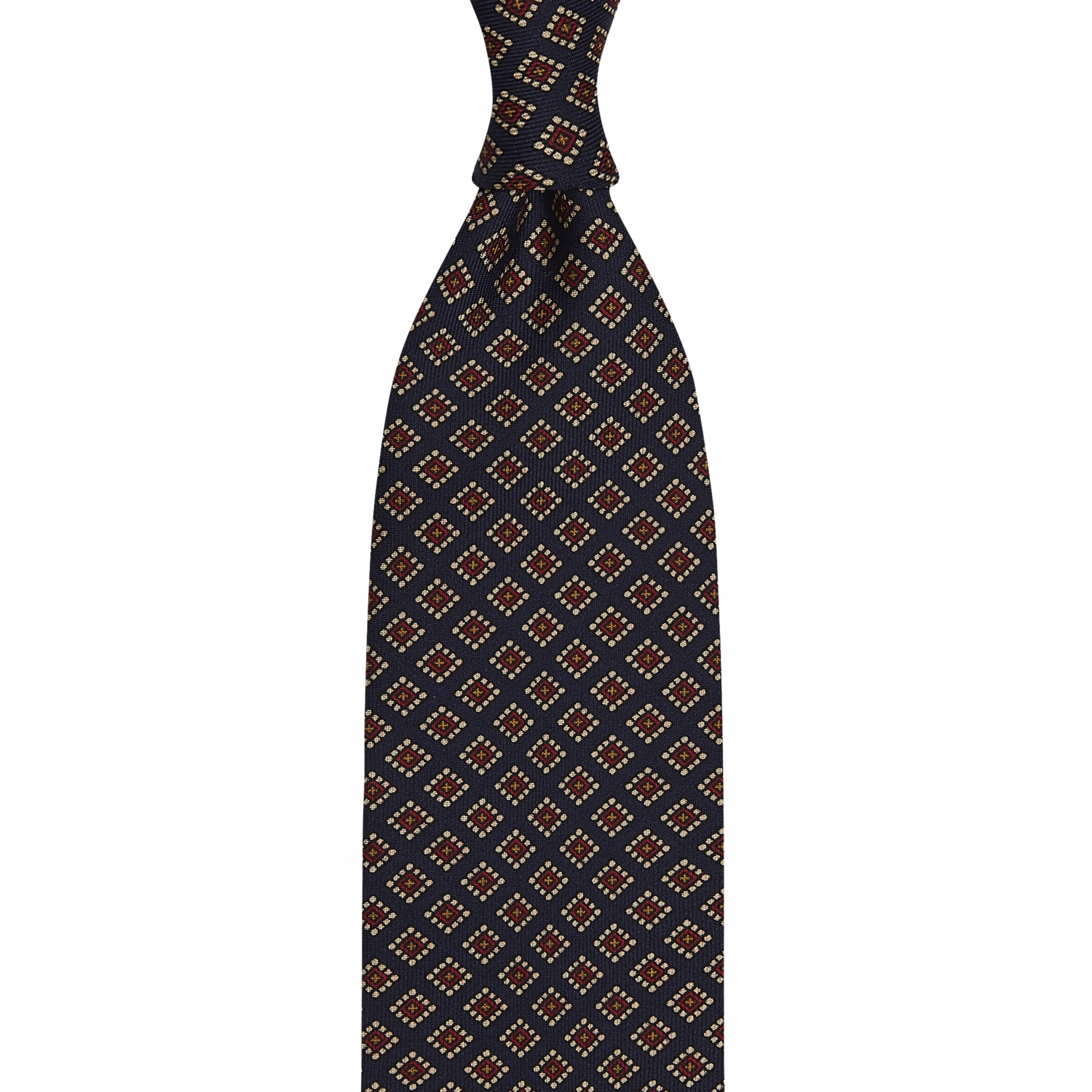 Diamond Pattern Silk Tie